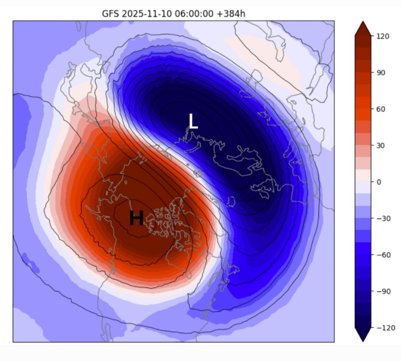 Vortice Polare fine novembre