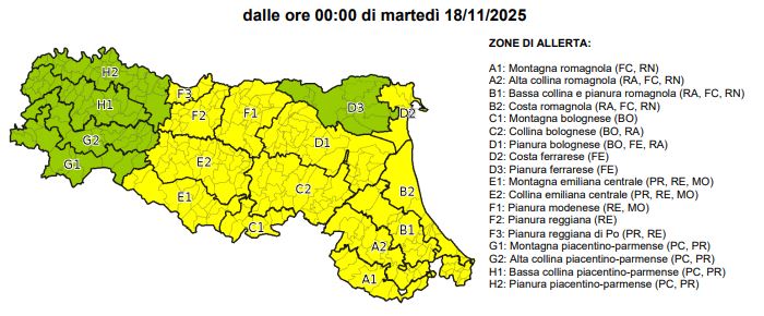 allerta meteo emilia romagna