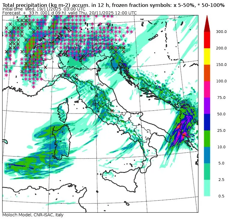 allerta meteo giovedì 20 mattina