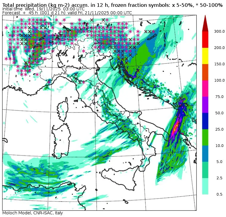 allerta meteo giovedì 20 sera