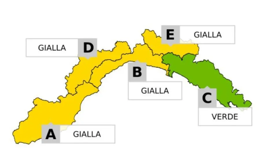 allerta meteo liguria
