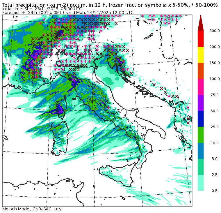allerta meteo lunedì mattina