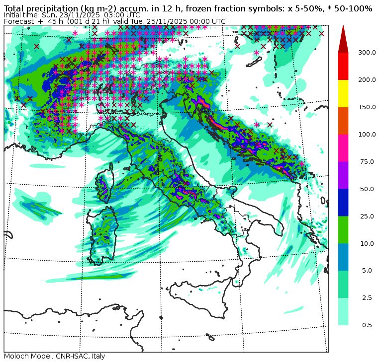 allerta meteo lunedì sera
