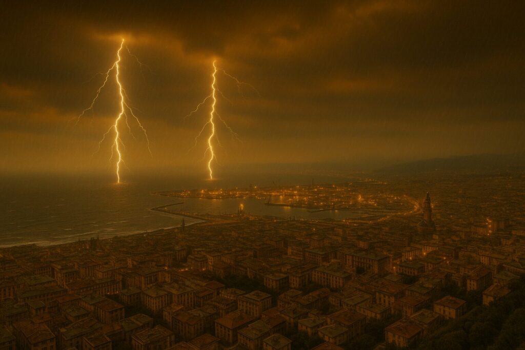 allerta meteo maltempo fulmini temporali sabbia del sahara