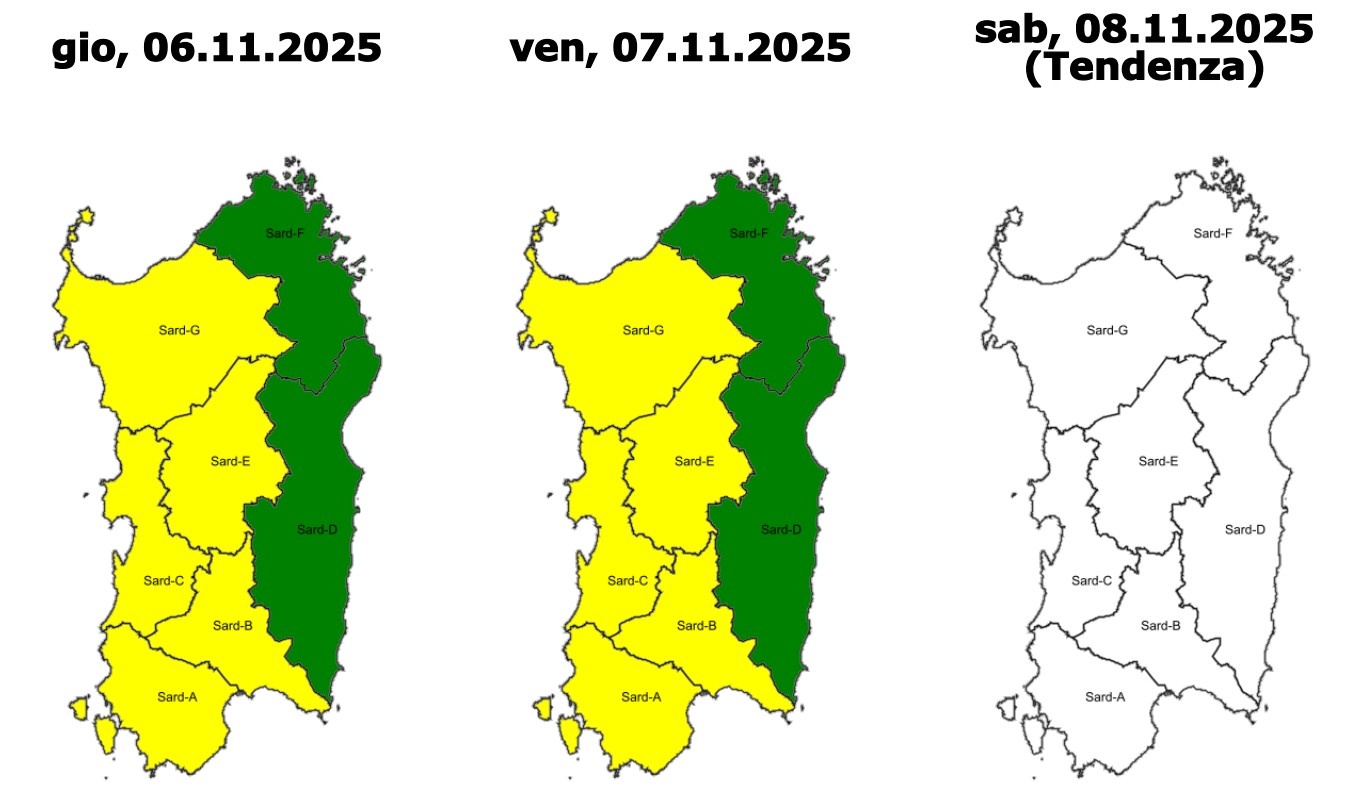 allerta meteo sardegna 6-7 novembre