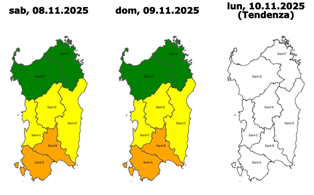 allerta meteo sardegna 8-9 novembre