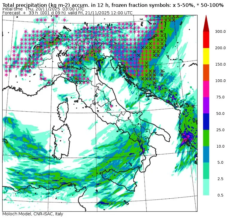 allerta meteo venerdì mattina