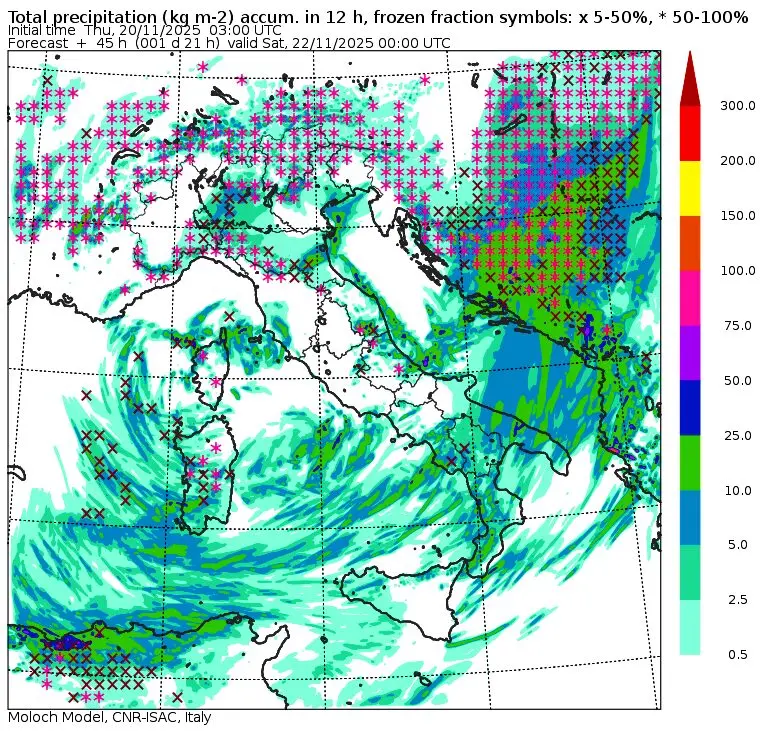 allerta meteo venerdì sera