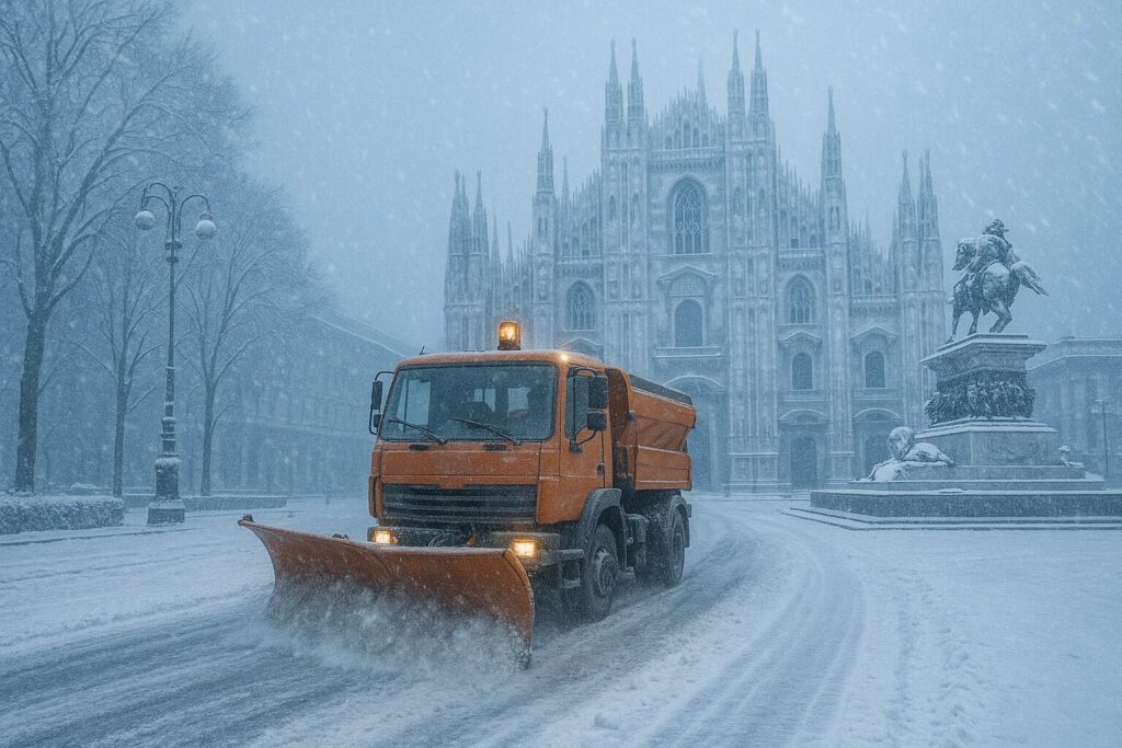 allerta neve milano