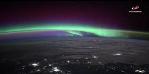 aurora stazione spaziale roscosmos