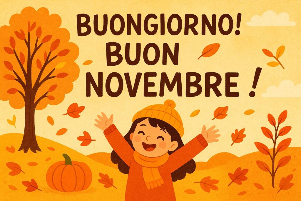 buongiorno buon 1 novembre 2025 immagini frasi nuove originali