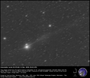 cometa interstellare 3I ATLAS