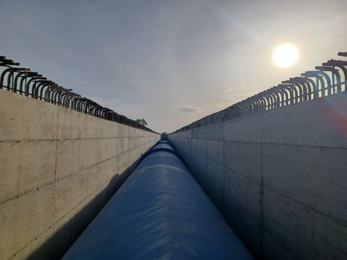 Con la ferrovia anche l’acqua: realizzati 25km di condotte interrate lungo l’Alta Capacità Palermo-Catania