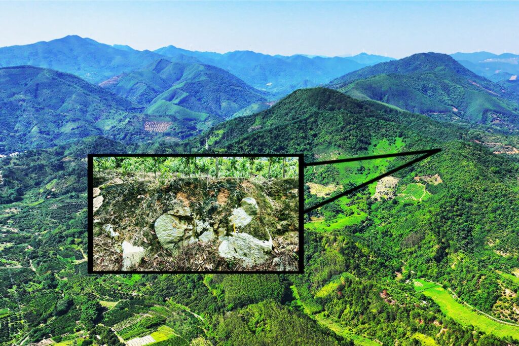 cratere da impatto Jinlin cina