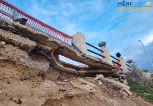 crollo pista ciclabile agrigento