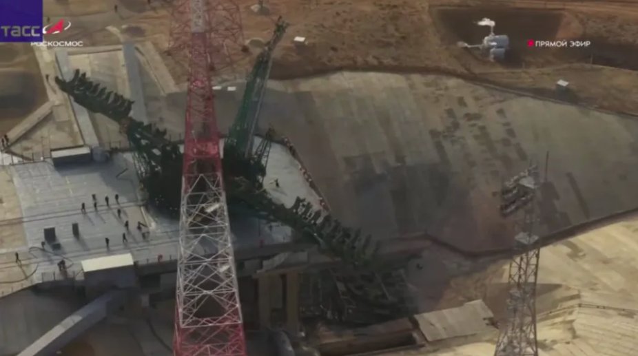 danno piattaforma lancio baikonur roscosmos russia