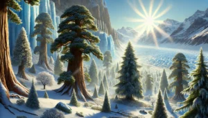era glaciale alberi