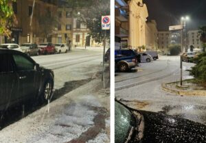 grandine oggi civitavecchia santa marinella