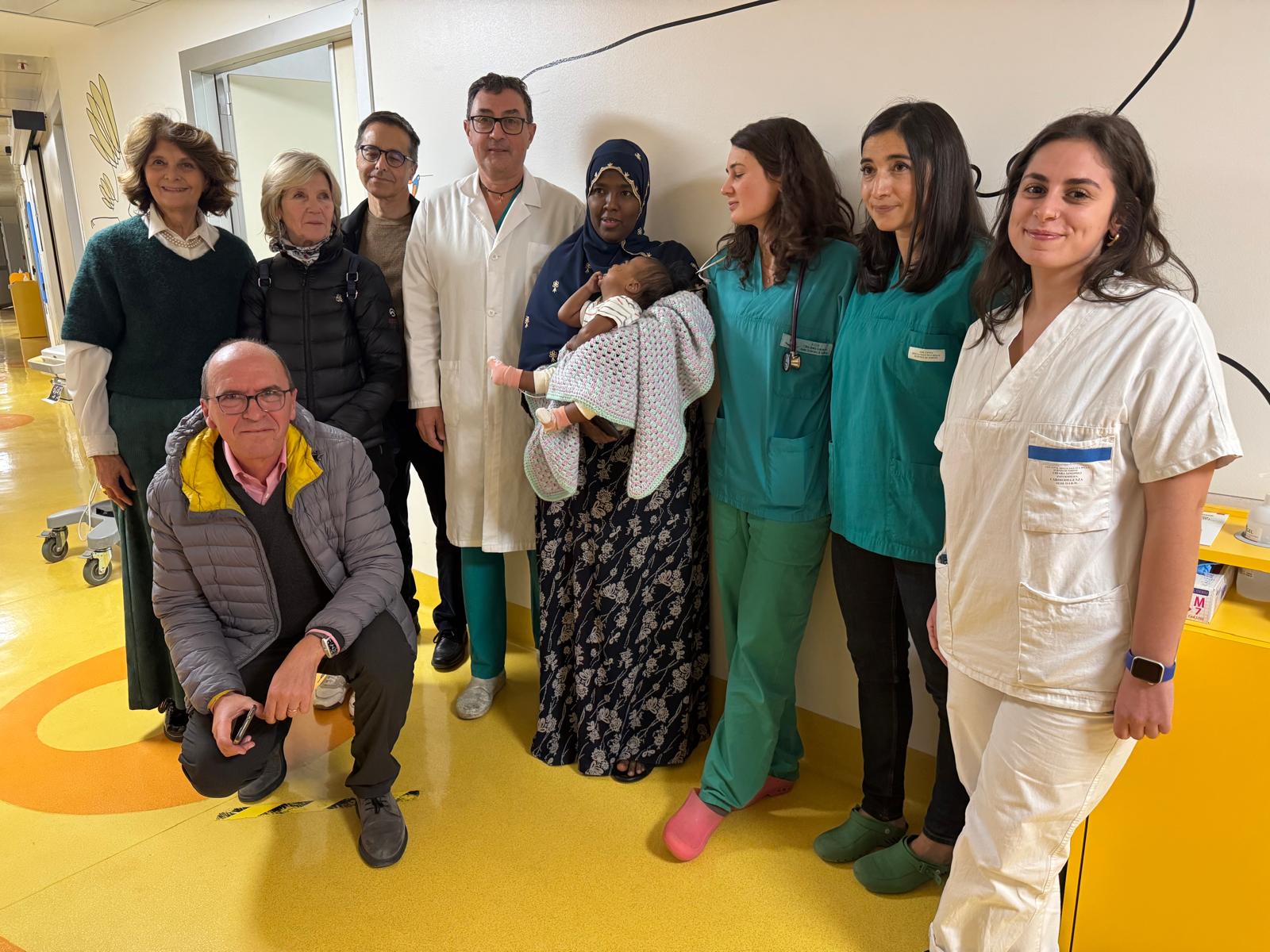 Dalla Somalia a Torino: salvato bimbo di 13 mesi con grave cardiopatia congenita