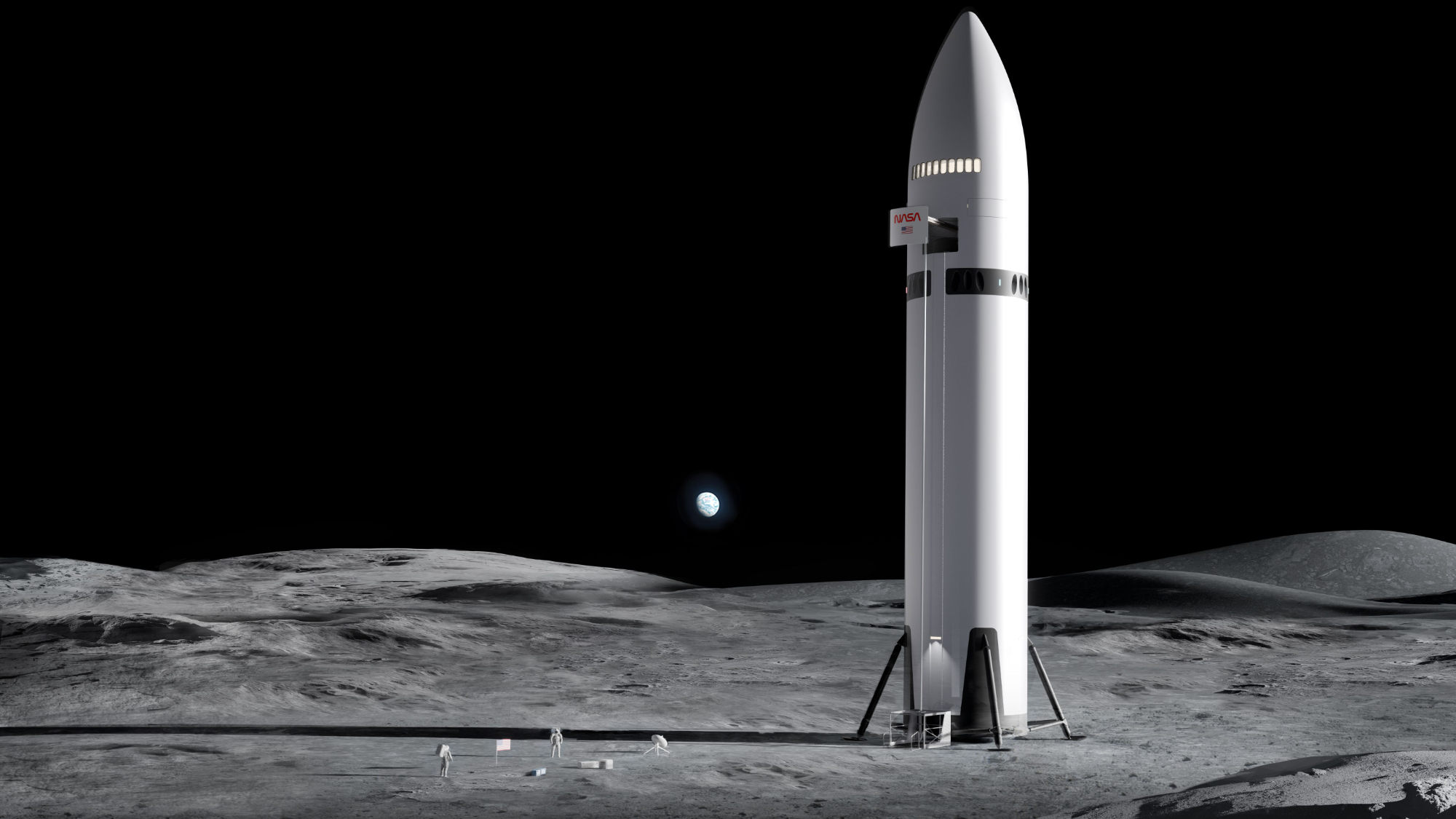 Verso la Luna (più in fretta): la nuova scommessa di SpaceX per Artemis III