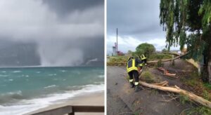 maltempo campania tornado casal velino