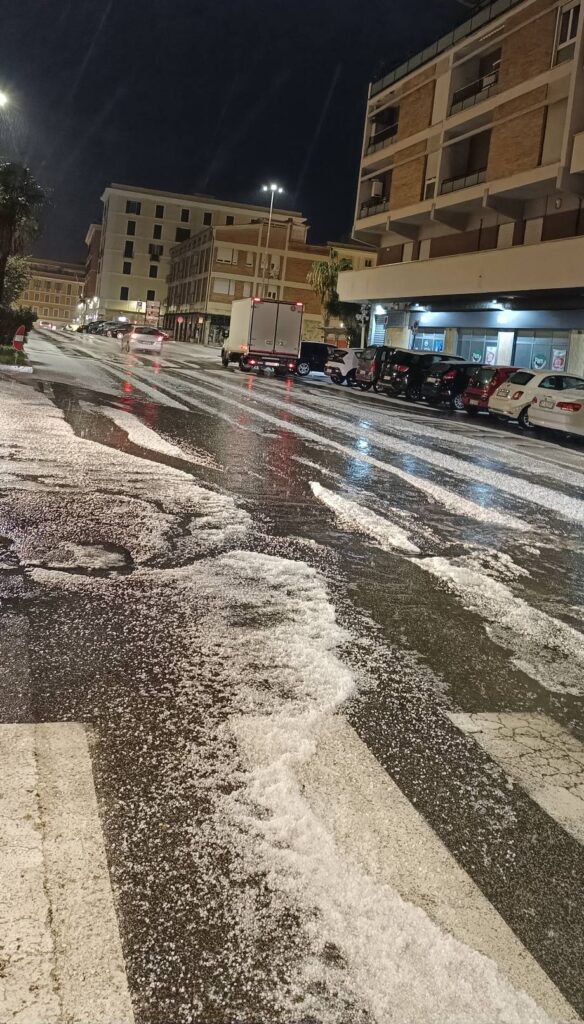 maltempo grandine lazio civitavecchia