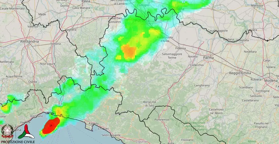 maltempo temporali liguria