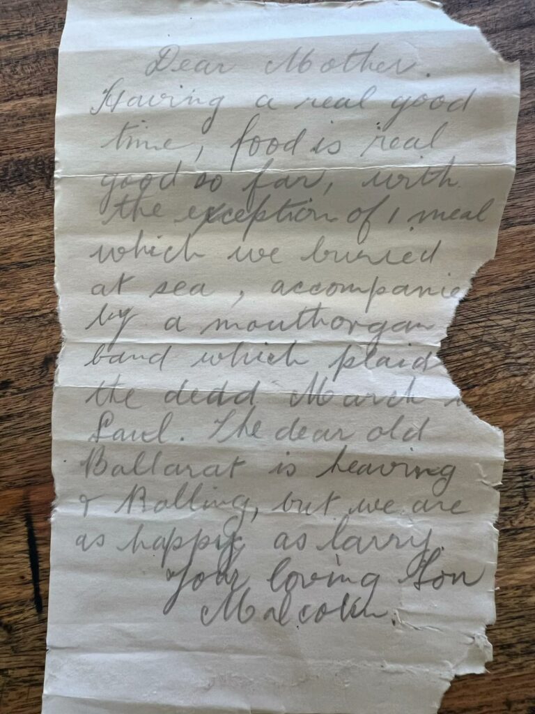 messaggio bottiglia australia