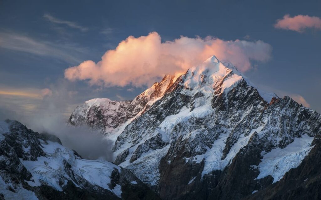 monte aoraki nuova zelanda