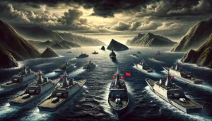 navi cina acque giappone