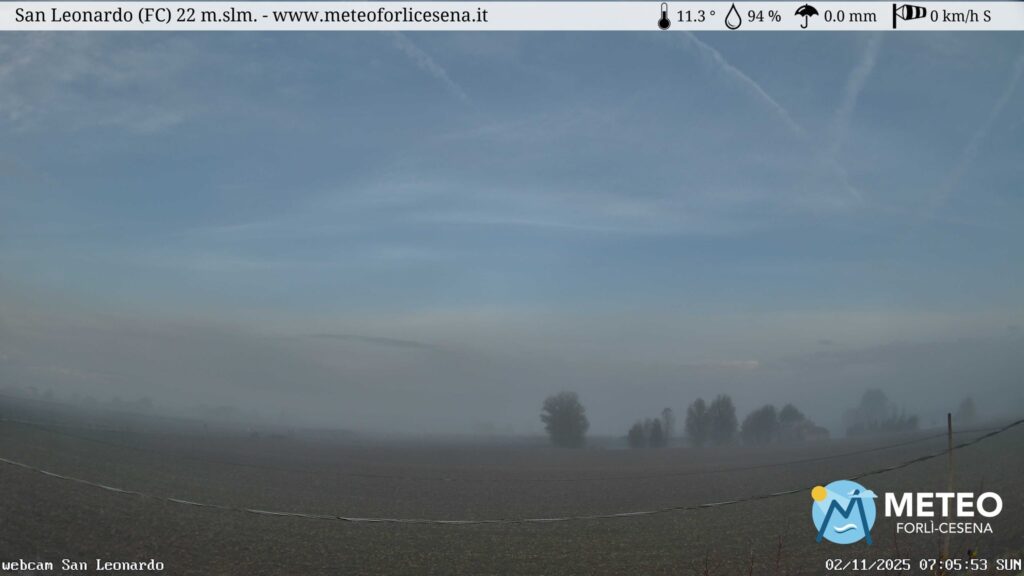 nebbia romagna oggi