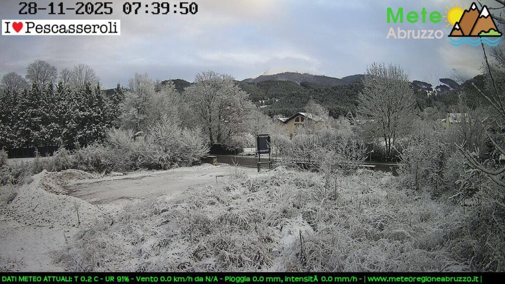 neve abruzzo pescasseroli