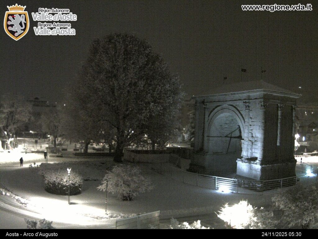 neve aosta oggi