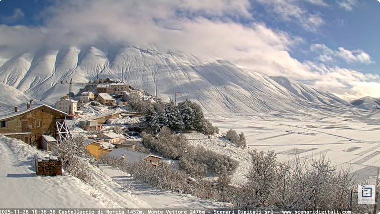 neve castelluccio norcia