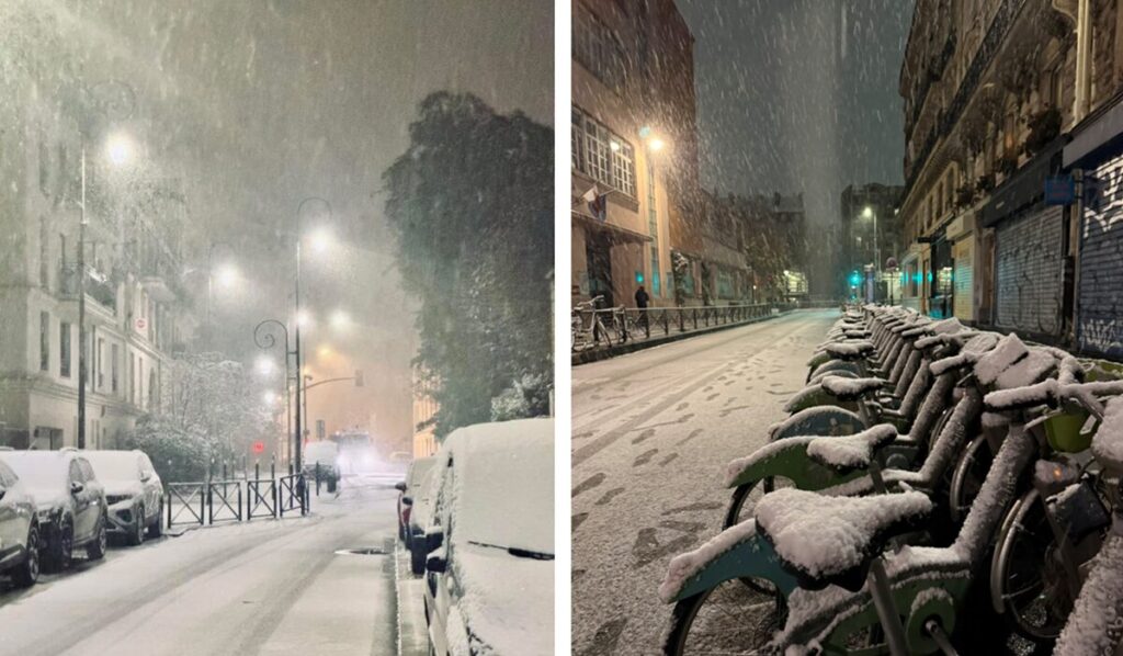 neve oggi parigi francia