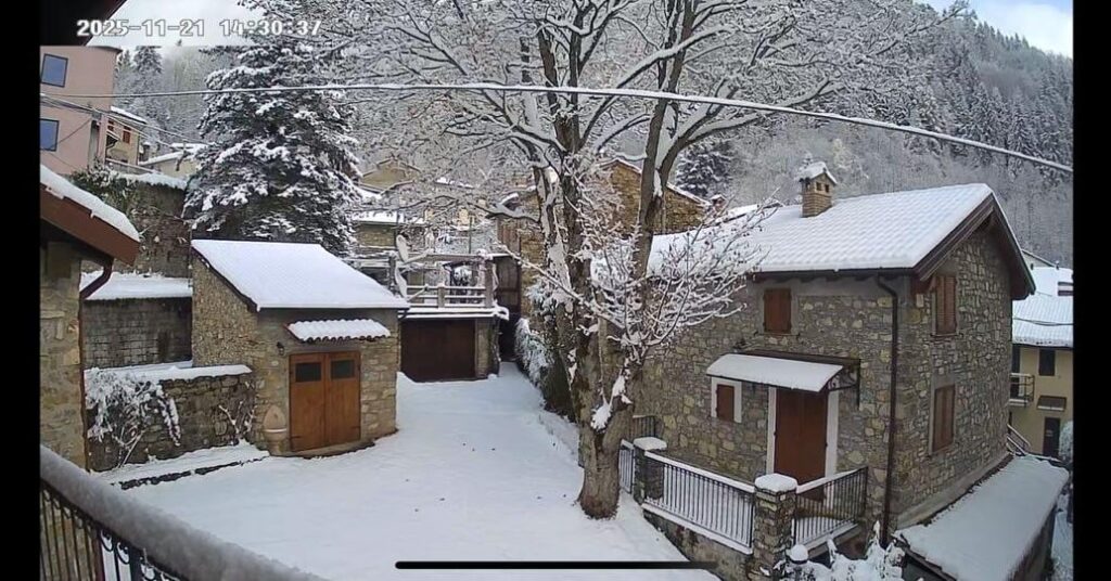 neve oltrepò pavese lombardia