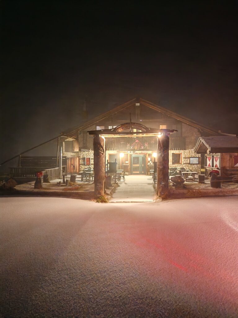 neve passo giau veneto