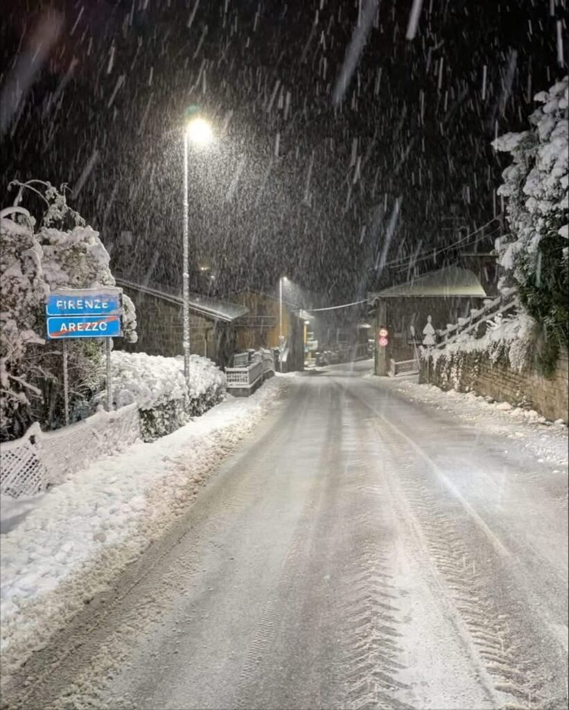 neve toscana oggi