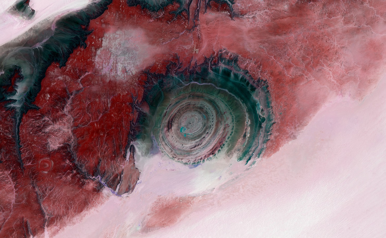 occhio deserto Mauritania