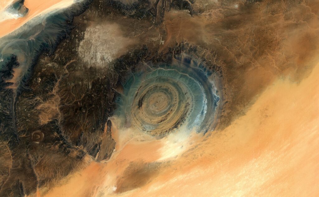 occhio deserto Mauritania