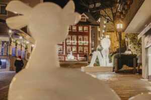 sculture ghiaccio ortisei val gardena