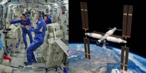 stazione spaziale tinagong astronauti cinesi impatto detriti spaziali