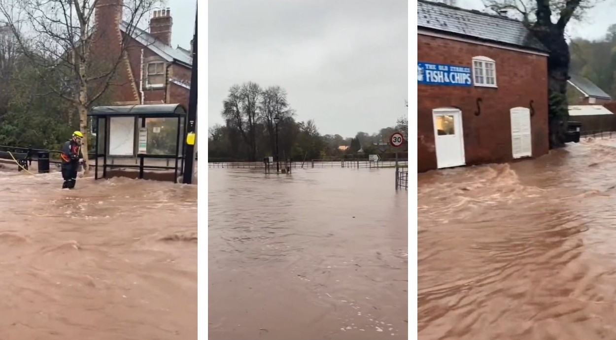 Maltempo Regno Unito, la tempesta Claudia porta forti piogge: alluvione ad Ewyas Harold | VIDEO