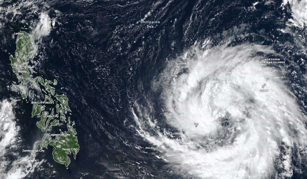 tempesta tropicale Fung-Wong filippine