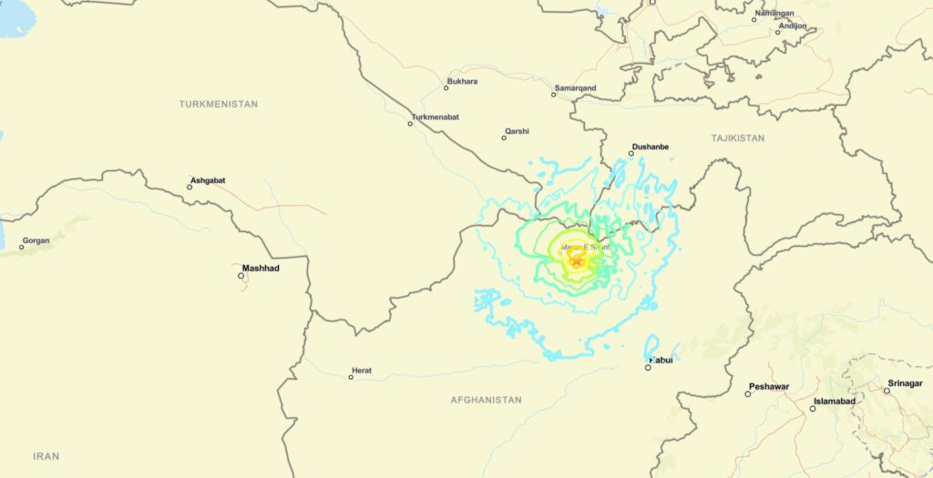terremoto afghanistan