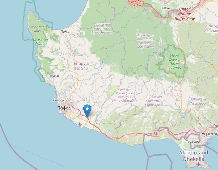 terremoto cipro