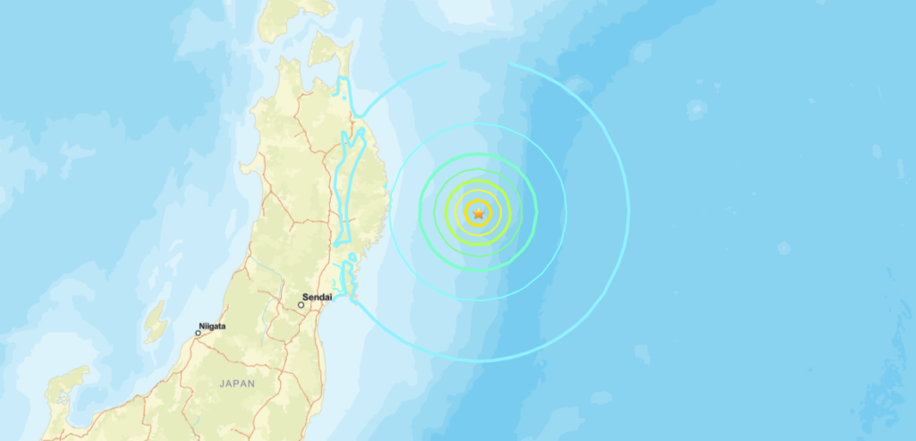 terremoto giappone tsunami oggi