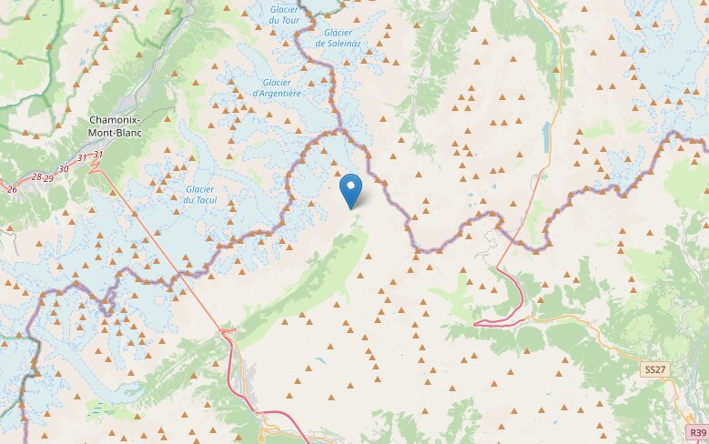 terremoto valle aosta coumayeur