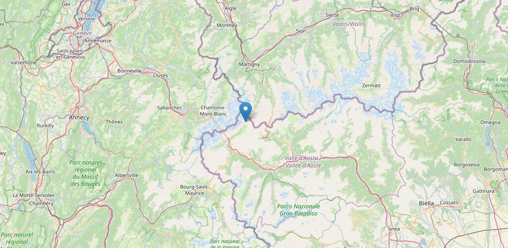 terremoto valle aosta coumayeur