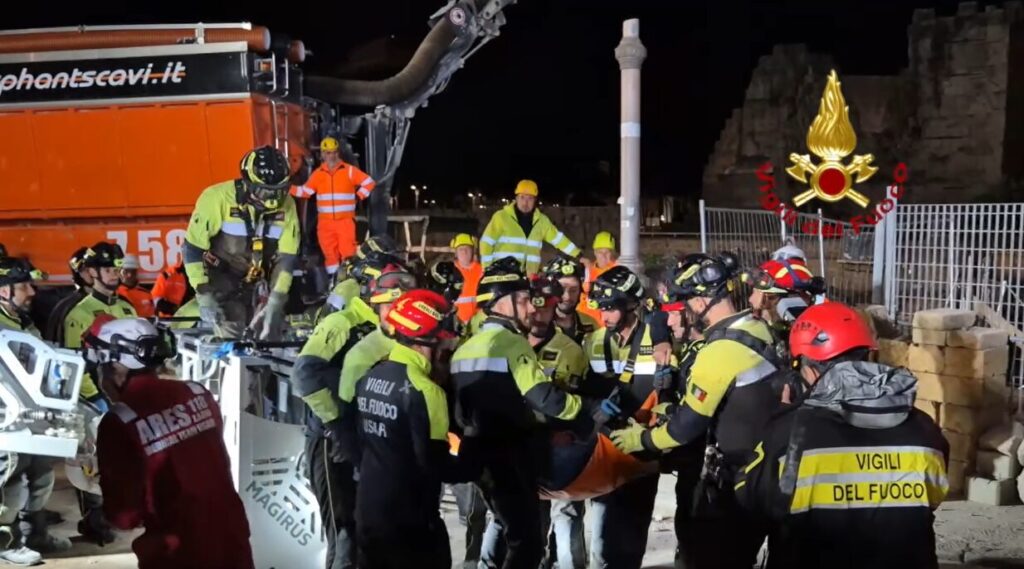 torre conti roma morto operaio